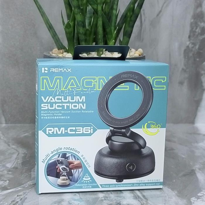 Держатель Remax RM-C36i, на присоске с кольцом MagSafe