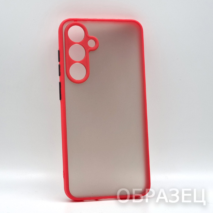 Samsung A25. Накладка, Rock Matte №2, красный