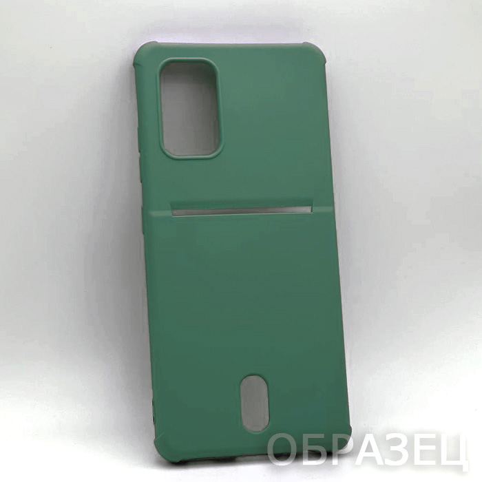 Samsung S24. Накладка, Armor Simple Card, темно-зеленый