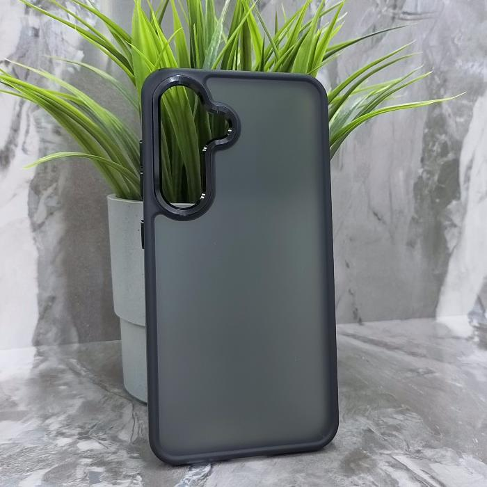 Samsung S24. Накладка, BST Rock Matte Camera Edge, черный