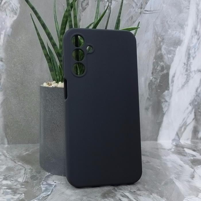 Samsung A15. Накладка, New Silicone Case, черный