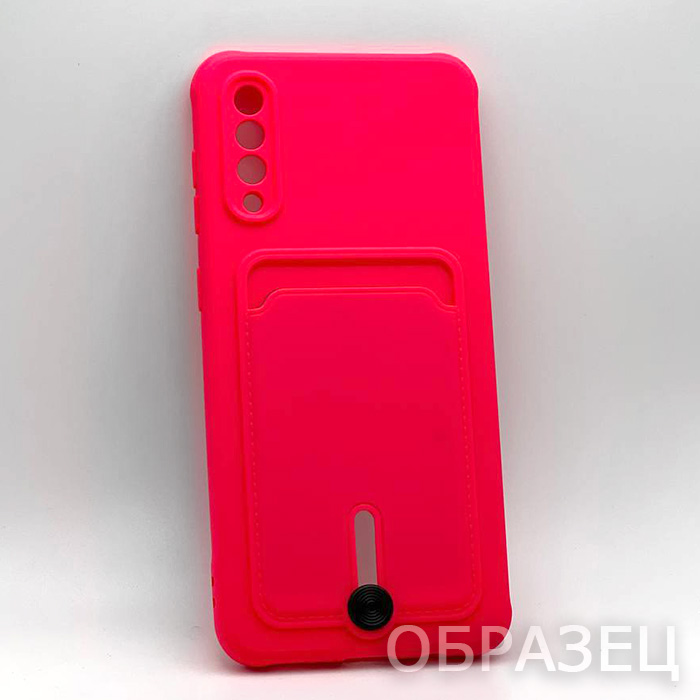 Huawei Honor X8b. Накладка, Soft Card Slide, ярко-розовый