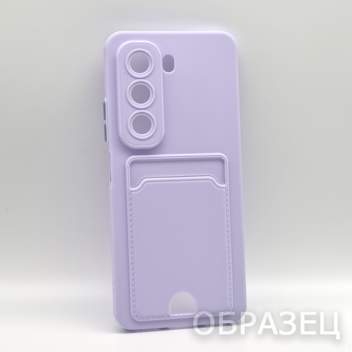 Samsung A55. Накладка, New Slim Card, сиреневый