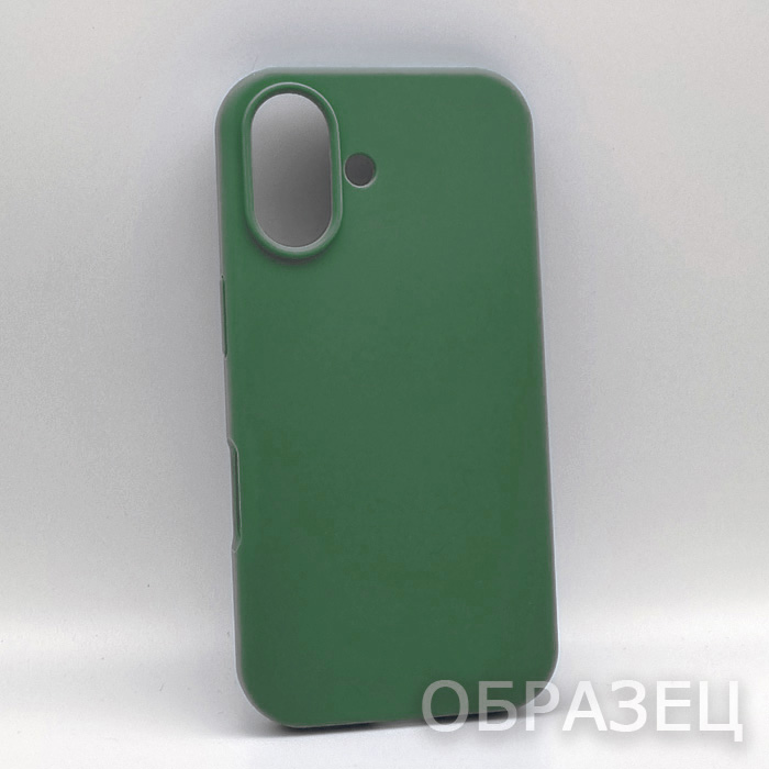 Tecno Camon 30 4G. Накладка, Silicone Cover, темно-зеленый