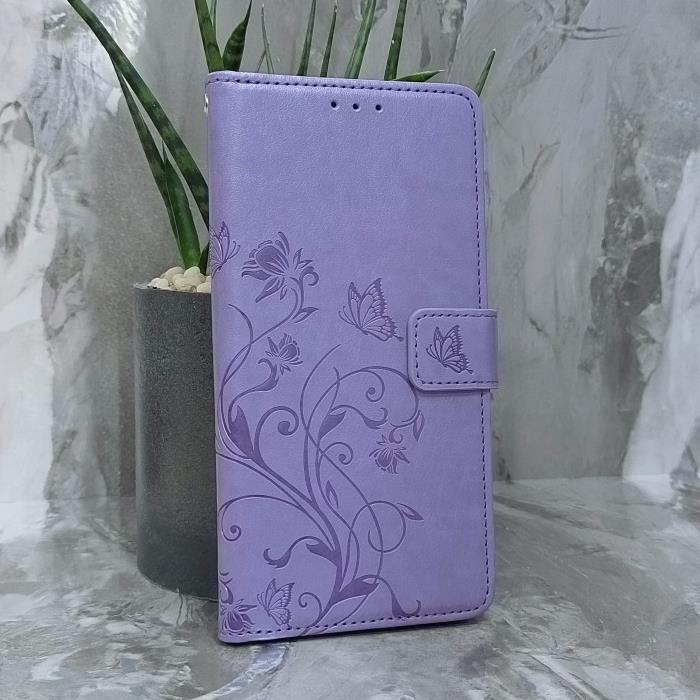 Huawei Honor 200 Lite. Книжка, бабочка и цветы, фиолетовый