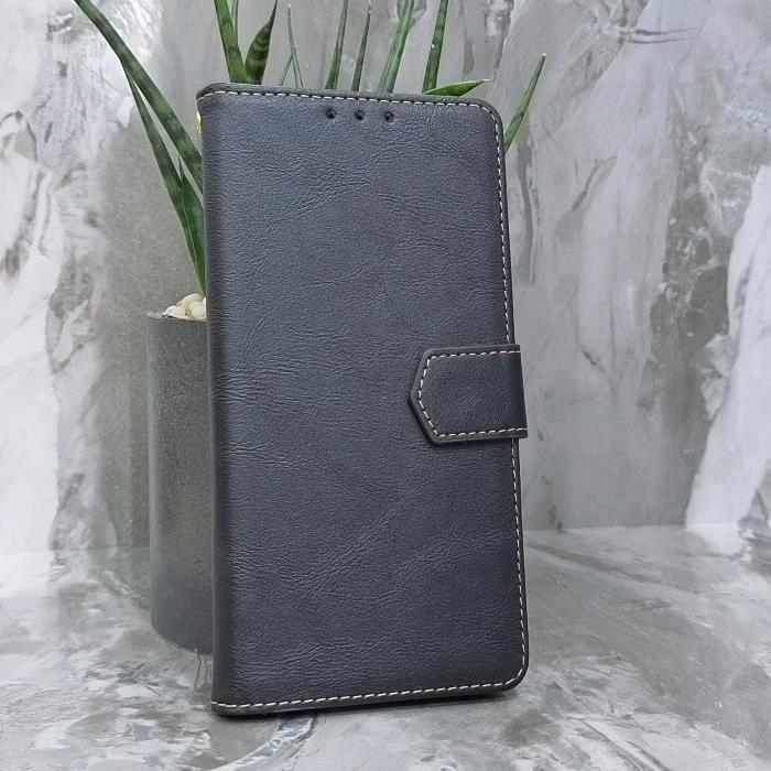 Huawei Honor 200 Lite. Книжка, Classic Simple Leather, черный