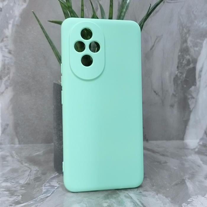 Huawei Honor 200. Накладка, Silicone Cover, мятный