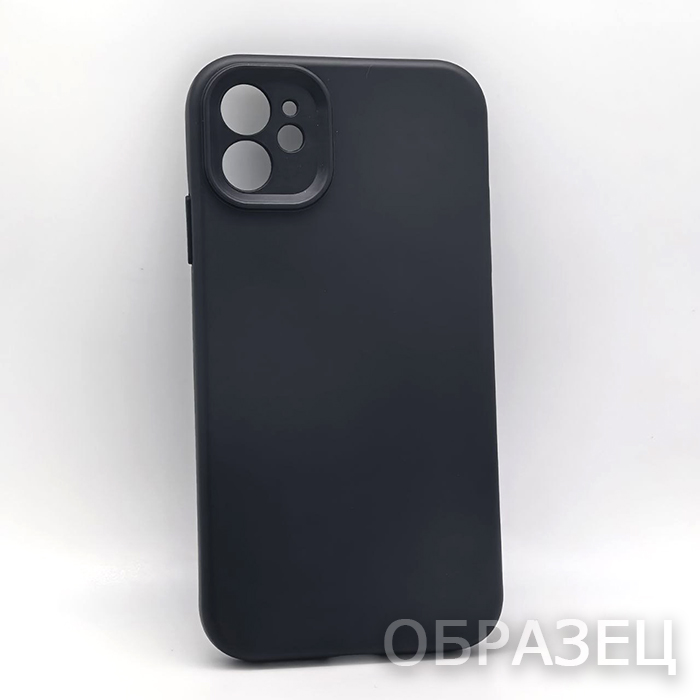 iPhone 16. Накладка, силикон, BST Soft Touch, черный