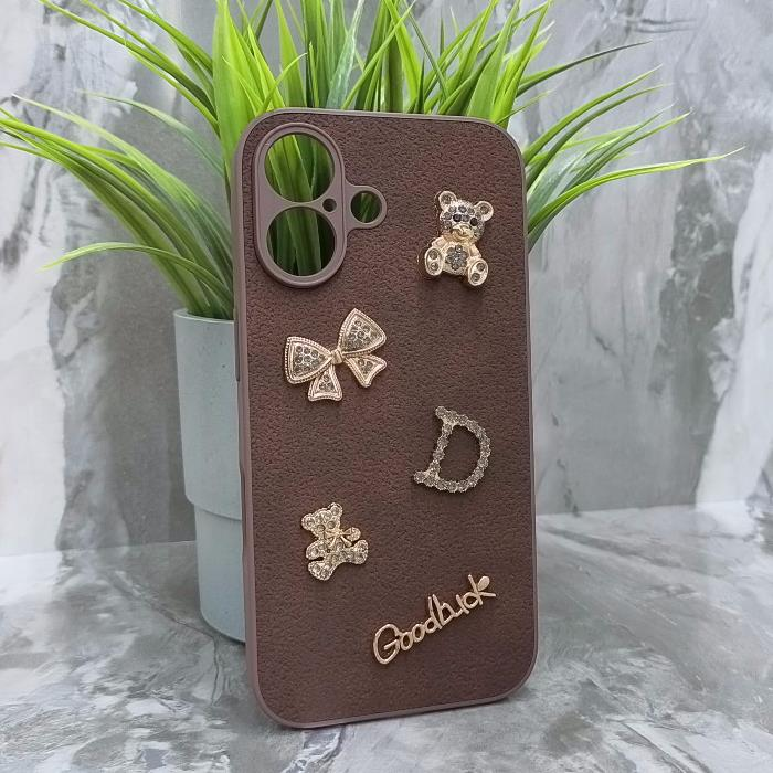 iPhone 16. Накладка, Good Luck, коричневый