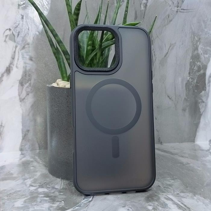 iPhone 16 Pro Max. Накладка, Simple Matte Mag, тип 2, черный 