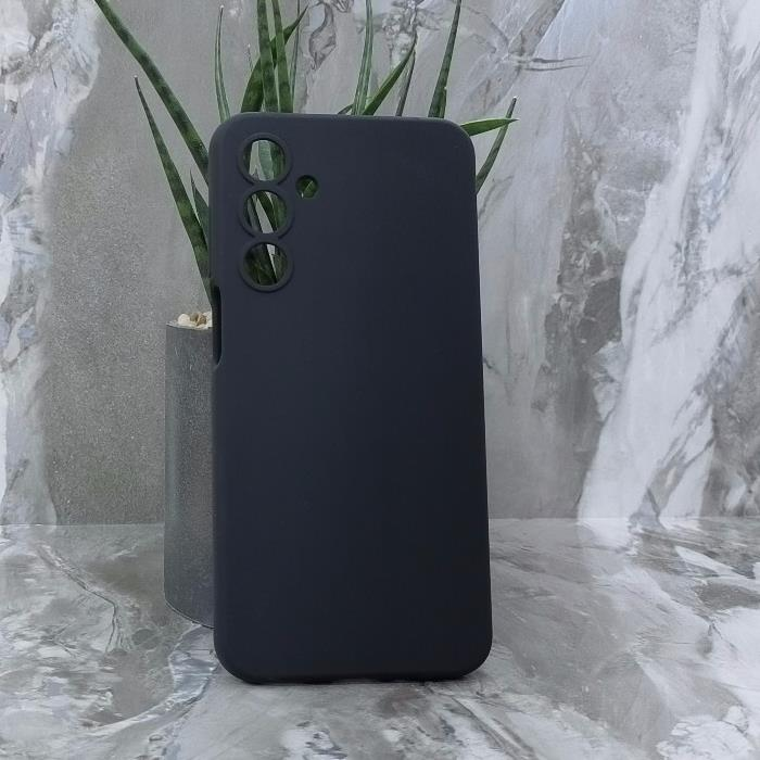 Samsung A16. Накладка, New Silicone Case, черный