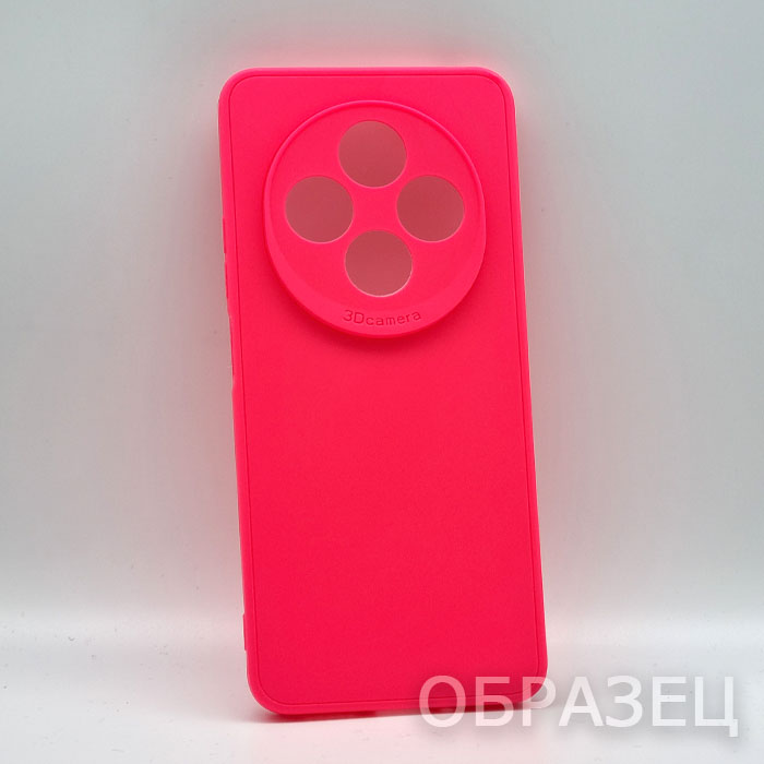 Xiaomi Redmi 14C (4G)/POCO C75. Накладка, 3D Camera Soft Touch, ярко-розовый