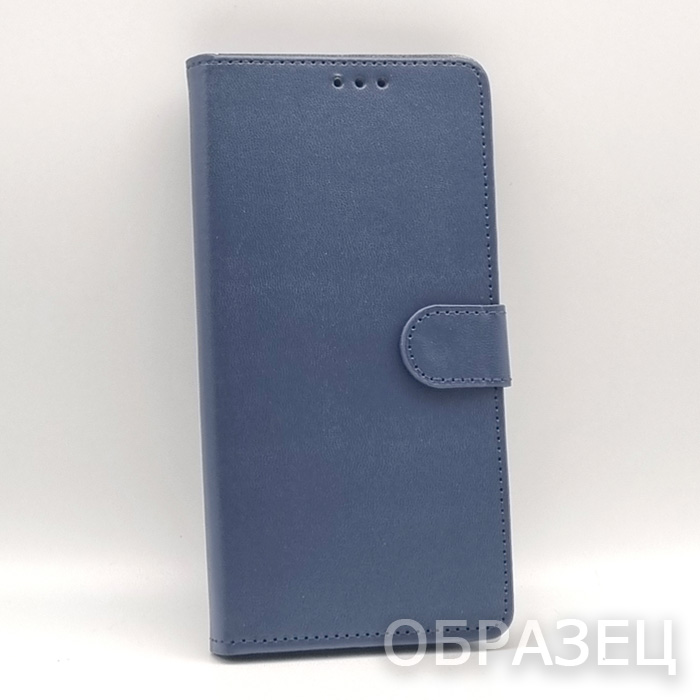 Tecno Spark Go 1/Go 2025/Pop 9. Книжка, Simple PU Leather, синий