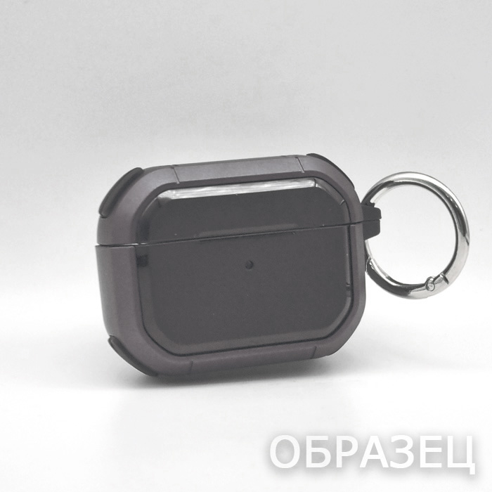 Чехол для Apple AirPods 4. Hibrid Armor, черный