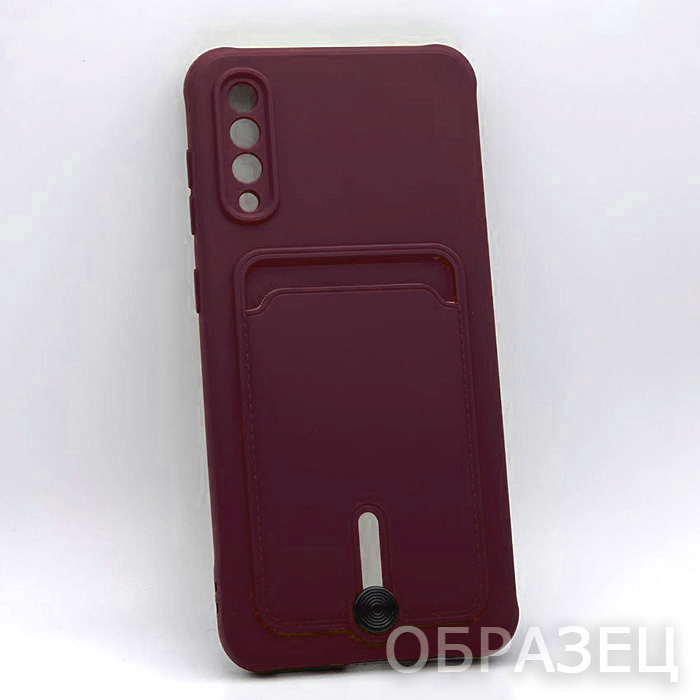 Tecno Spark 30C. Накладка, Soft Card Slide, винный