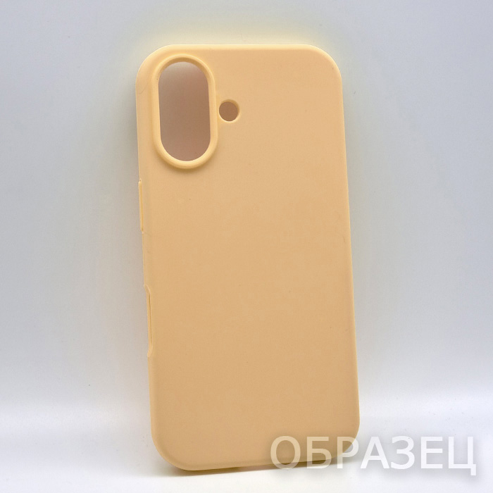 Samsung S25 Ultra. Накладка, Silicone Cover, песочный