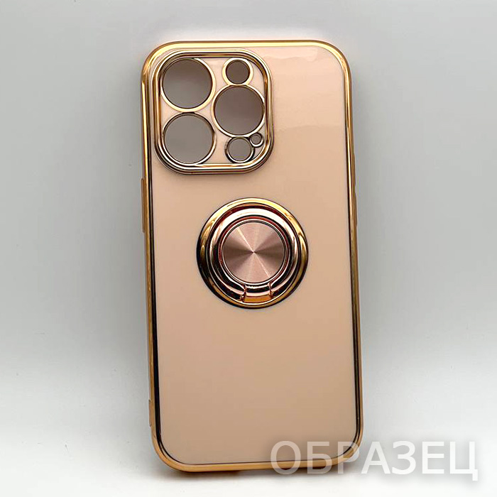 Samsung S25 Ultra. Накладка, Yugoif Ring, золотой