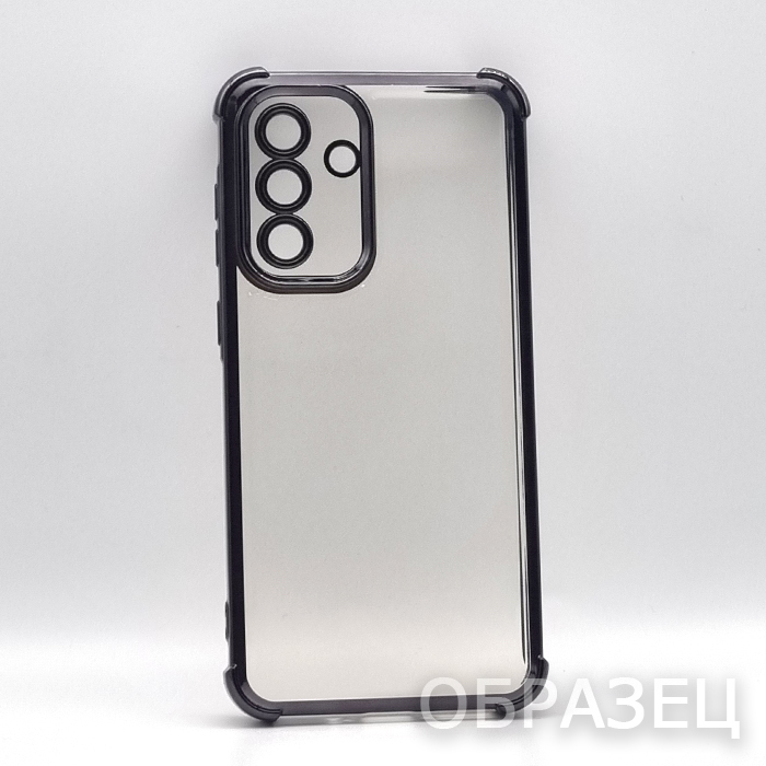 Samsung A36 5G/A56. Накладка, Heavy Armor TPU, черные края, прозрачный