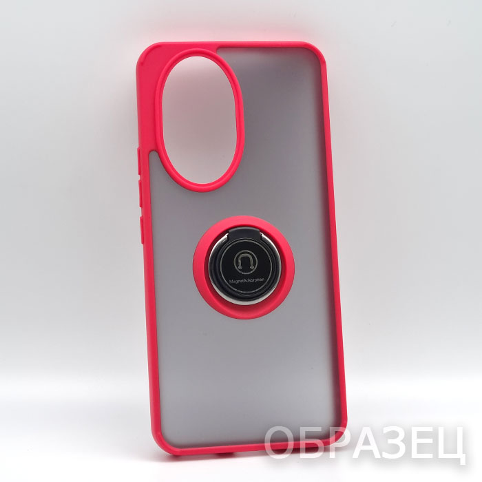 Samsung A36 5G/A56. Накладка, Rock Matte Ring, красный