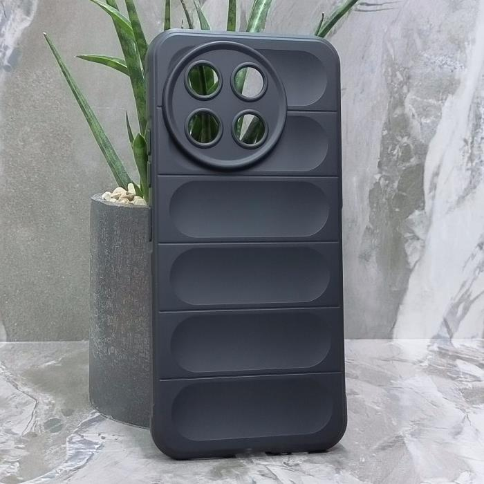 Tecno Spark 30 Pro, Накладка, Puffy Armor, черный