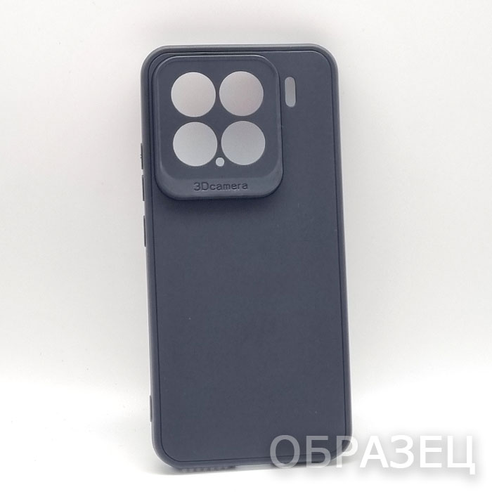 Xiaomi 15. Накладка, 3D Camera Soft Touch, черный