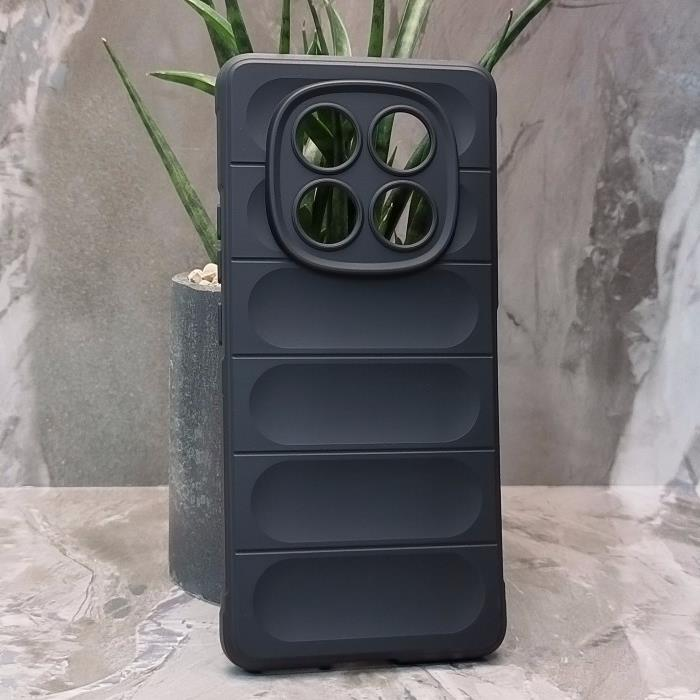 Xiaomi Redmi Note 14 Pro/POCO X7. Накладка, Puffy Armor, черный