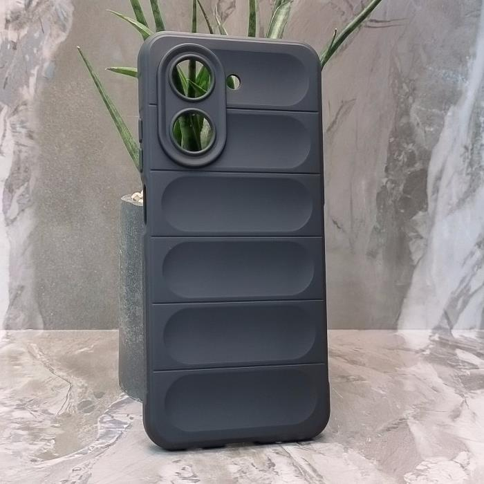 Xiaomi Redmi A5/POCO C71. Накладка, Puffy Armor, черный
