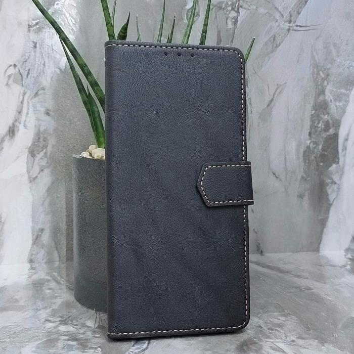 Xiaomi Redmi Note 14 4G. Книжка, Classic Simple Leather, черный