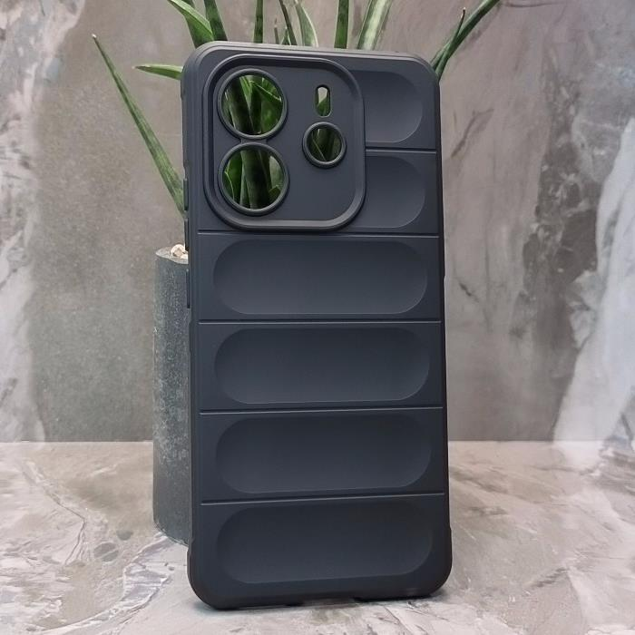 Xiaomi Redmi Note 14 4G. Накладка, Puffy Armor, черный
