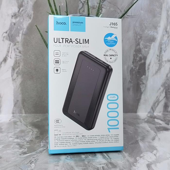 Power Bank Hoco J165, CCC, 10000 mAh, черный