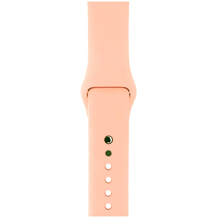 Ремешок 22мм, универсальный, силикон, светло-персиковый