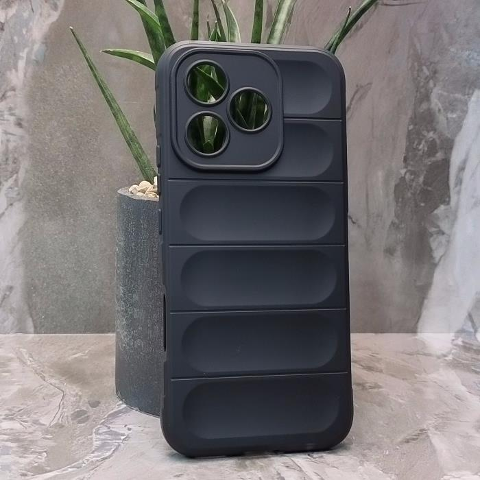 Huawei Honor 400 Lite. Накладка, Puffy Armor, черный