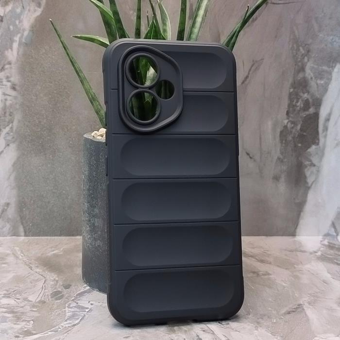 Huawei Honor 400. Накладка, Puffy Armor, черный