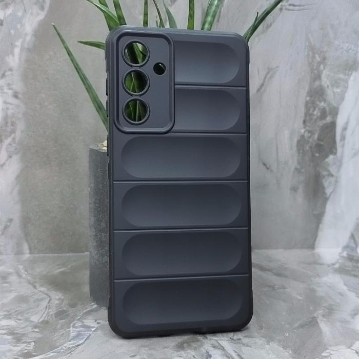 Samsung M55. Накладка, Puffy Armor, черный