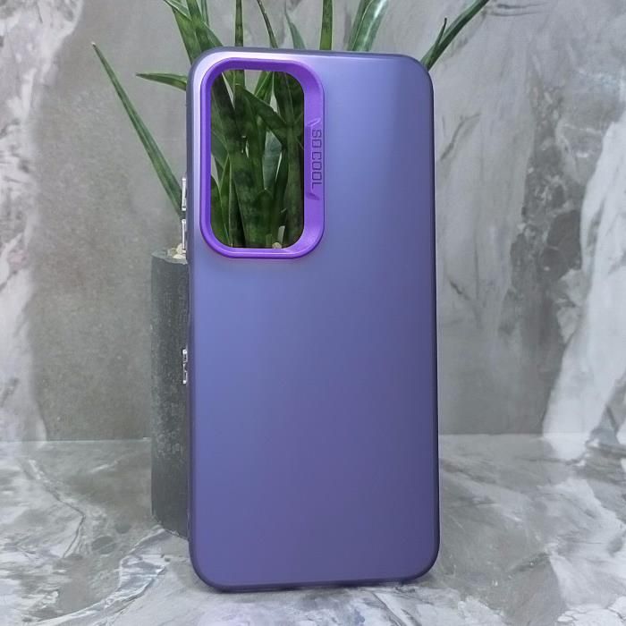 Infinix HOT 60/60i. Накладка, So Cool, фиолетовый