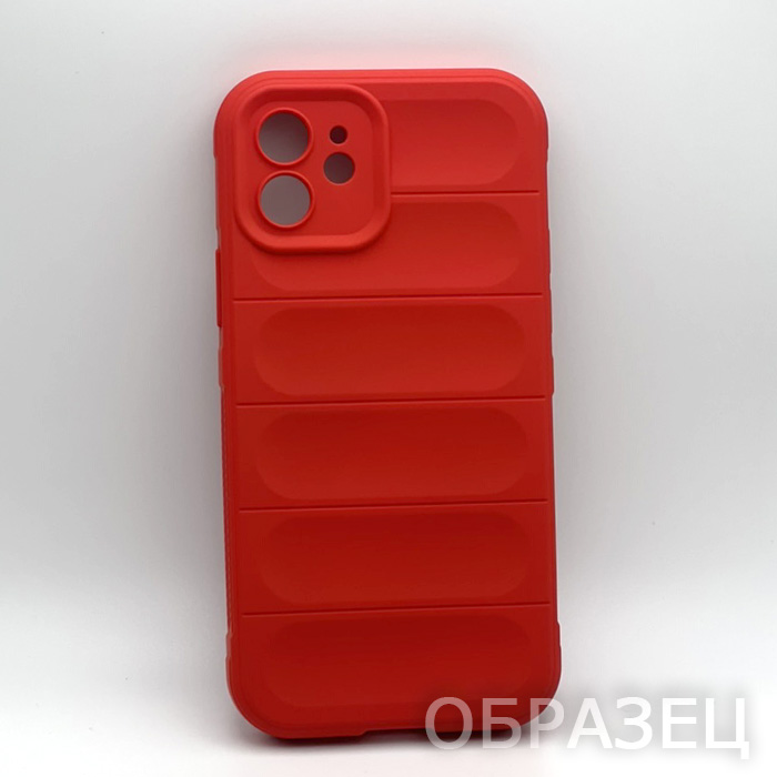 Samsung S25 FE. Накладка, Puffy Armor, красный