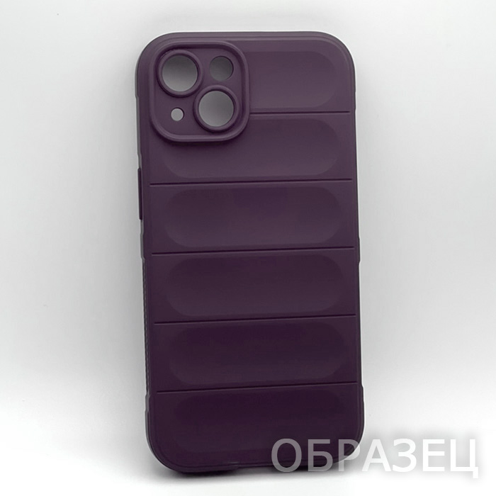 Samsung S25 FE. Накладка, Puffy Armor, винный