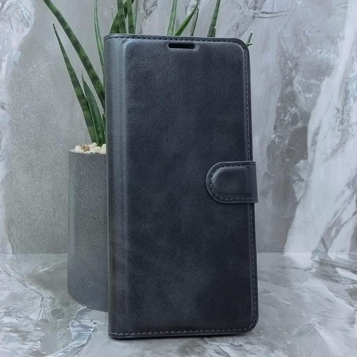 Samsung S25 FE. Книжка, PU Leather, черный