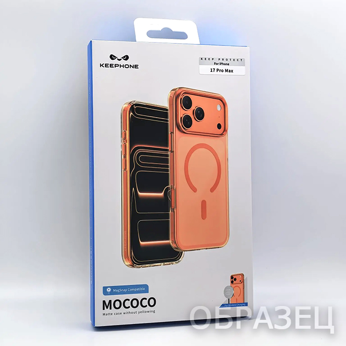 iPhone 17 Pro Max. Накладка, Keephone MOCOCO, оранжевый