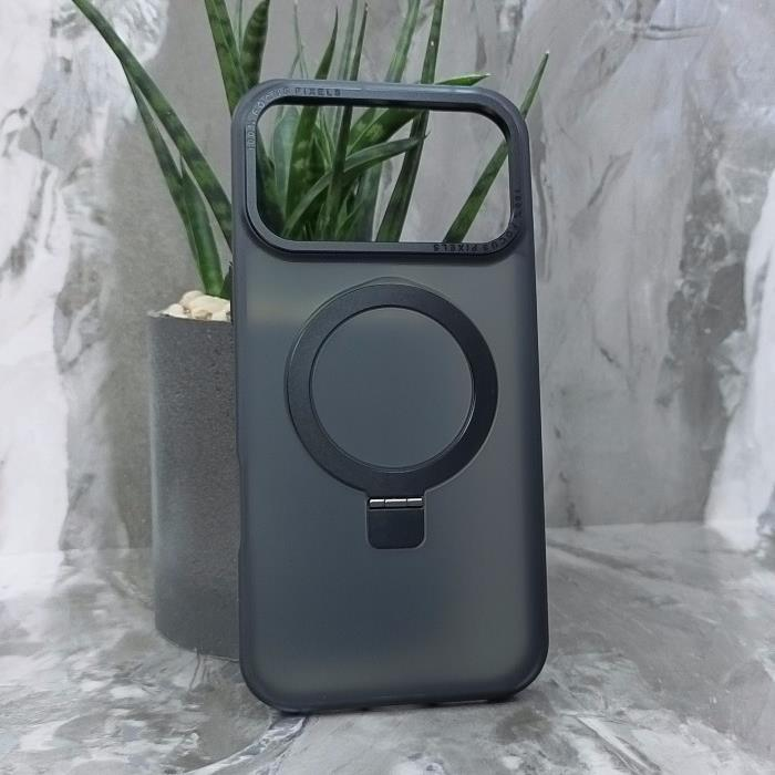 iPhone 17 Pro Max. Накладка, Focus Matte Big Ring, черный