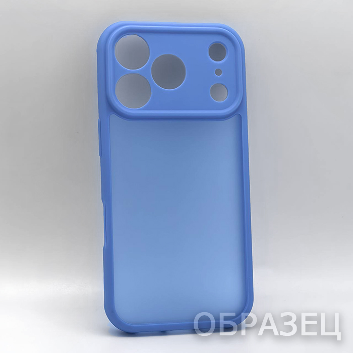 iPhone 17 Pro. Накладка, New Rock Matte, сине-сиреневый