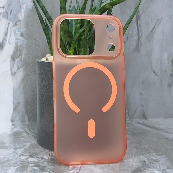 iPhone 17 Pro. Накладка, BST PC Matte Mag, матовый оранжевый