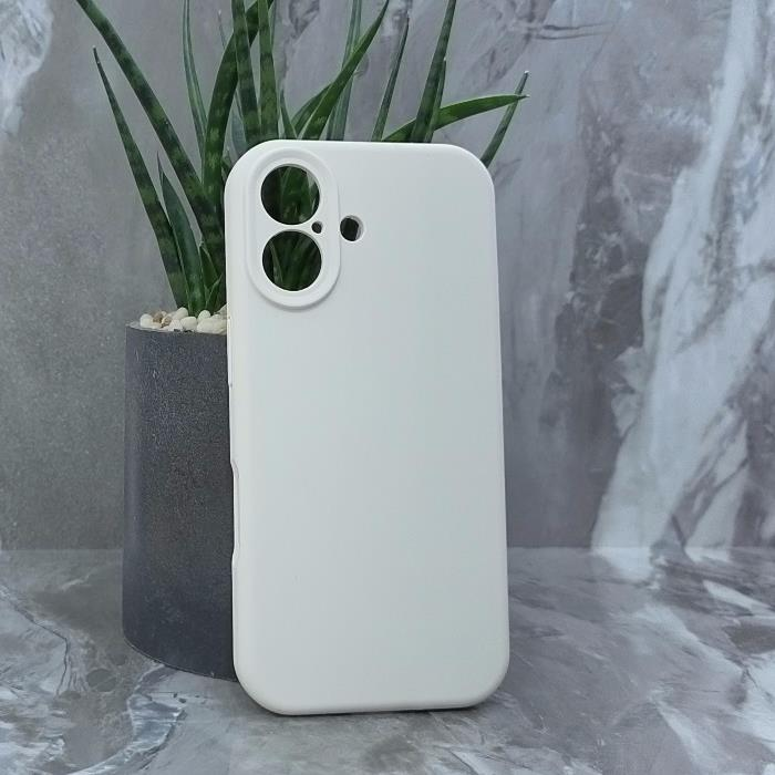 iPhone 17. Накладка, New Silicone Case, бежевый