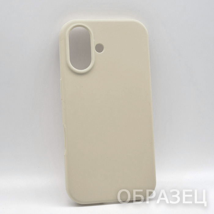 iPhone 17 Air. Накладка, Silicone Cover, бежевый