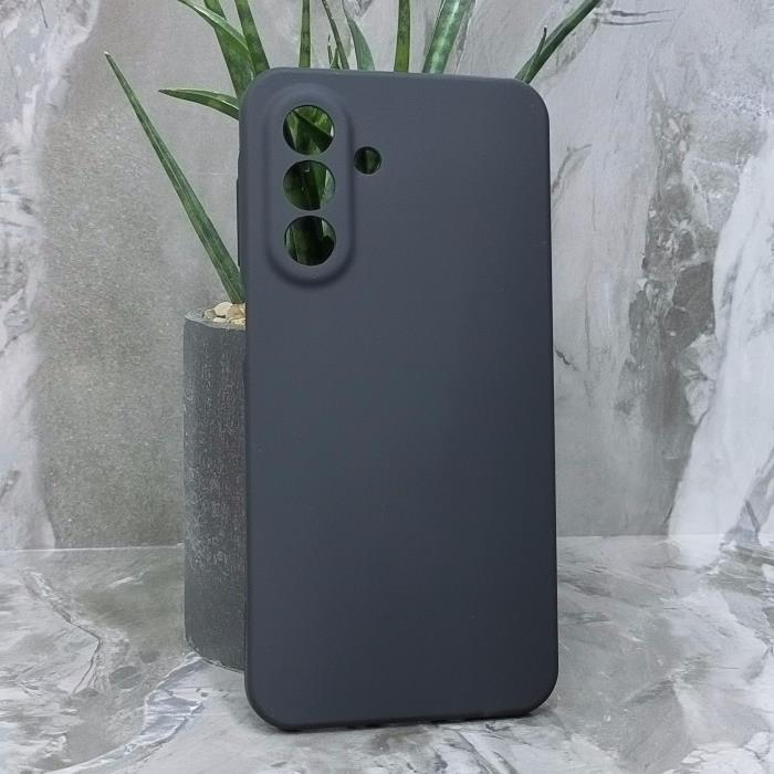 Samsung A17. Накладка, Silicone Cover, черный