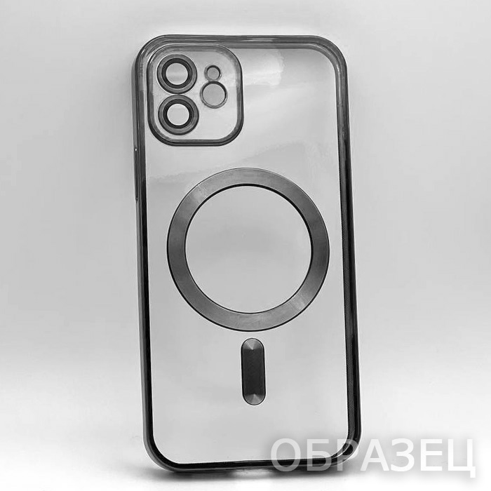 Samsung A07. Накладка, Simple Mag Camera, силикон, черный