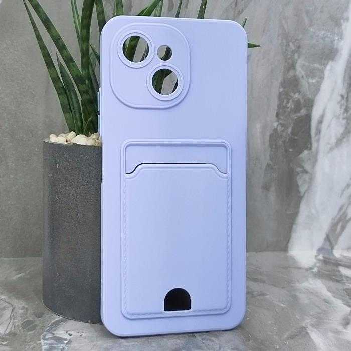 Tecno Spark 40C. Накладка, New slim card, сиреневый