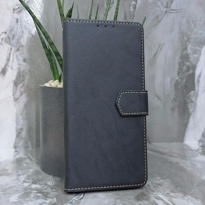 Xiaomi Redmi Note 15. Книжка, Classic Simple Leather, черный
