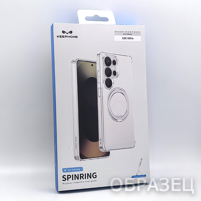 Samsung S26 Ultra. Накладка, Keephone SPINRING