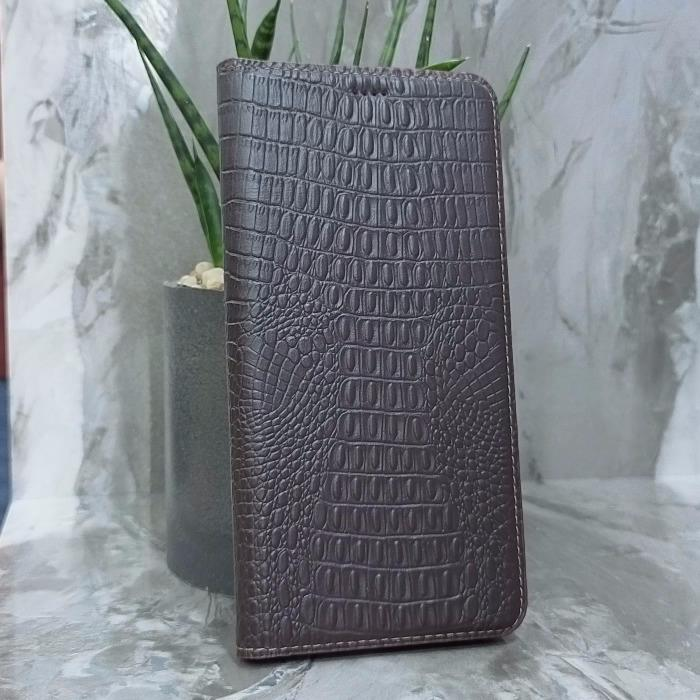 Samsung S26 Ultra. Книжка, BST Croc Leather, темно-коричневый